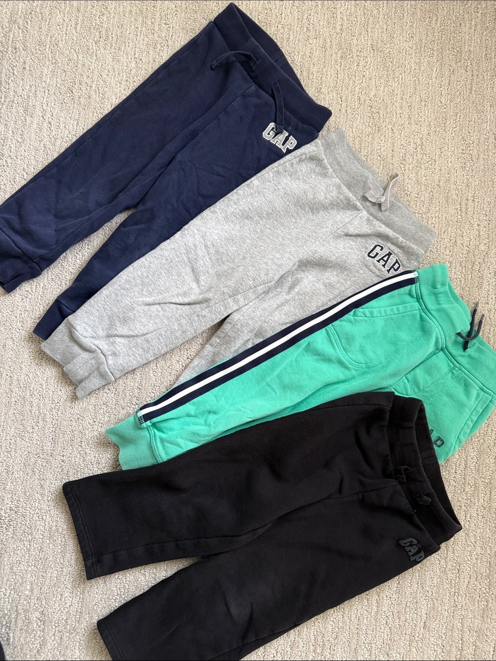 GAP Kids Jogger Bundle - Navy, Gray, Mint, Black